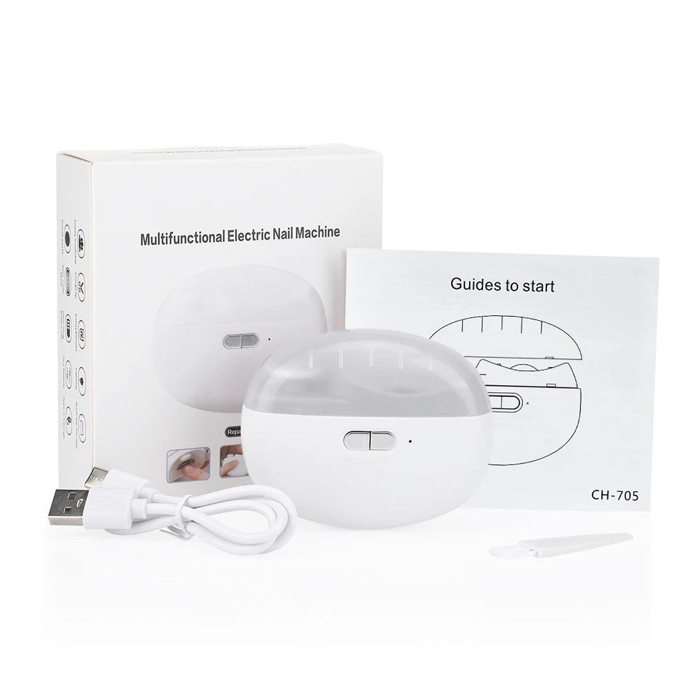 2 in 1 Electric Polishing Automatic Nail Clippers