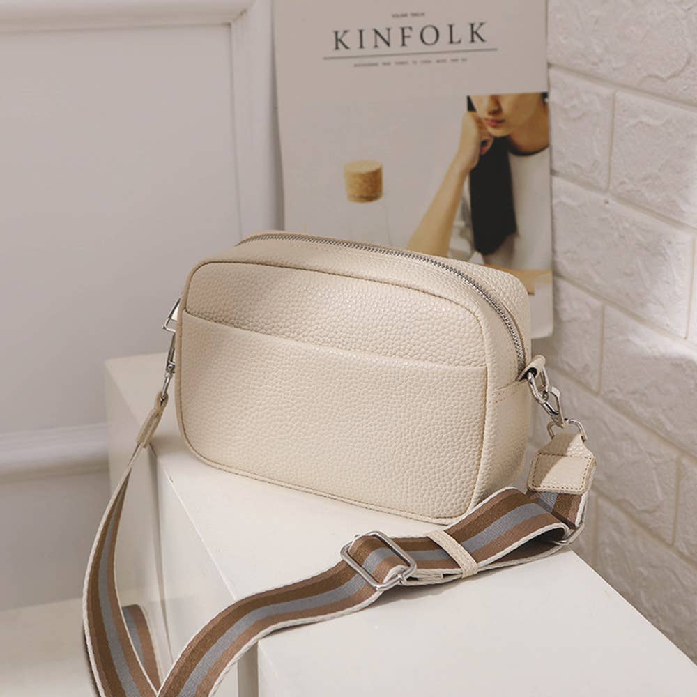 Solid Color PU Crossbody Bag For Women's Small Bag