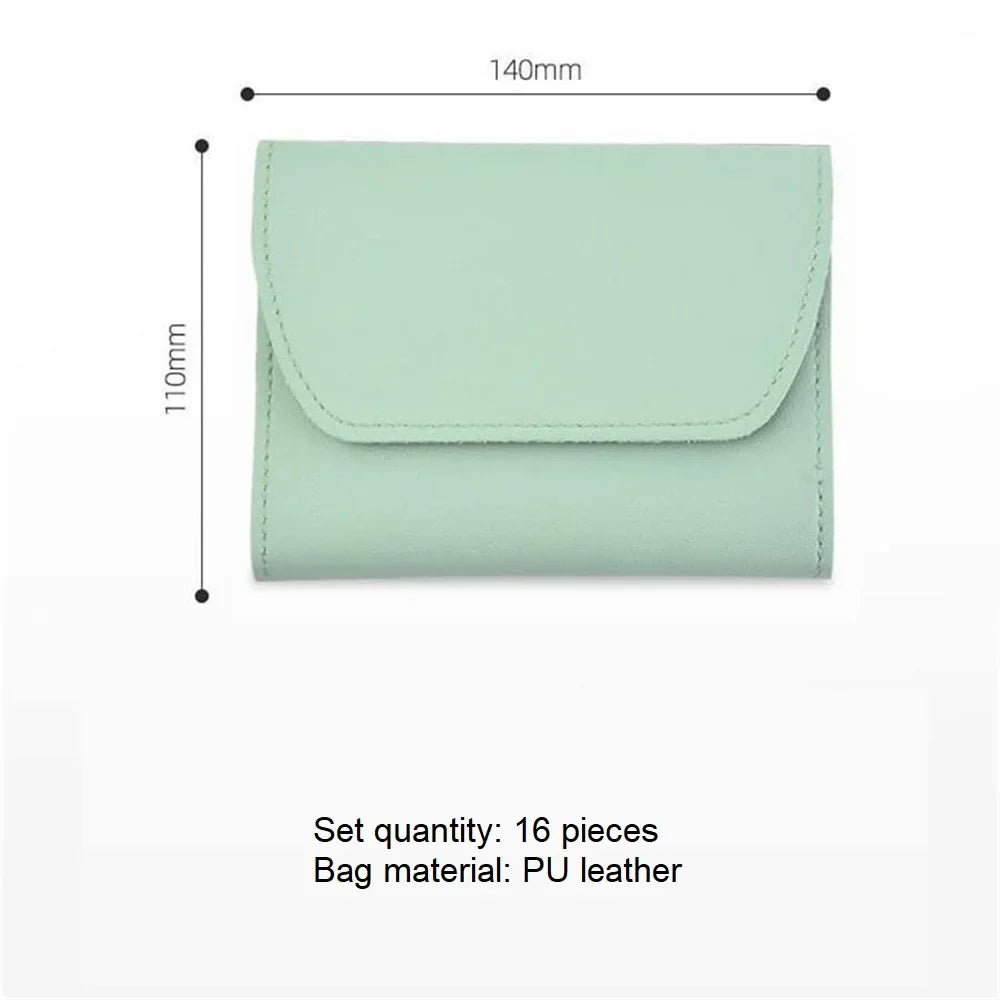 16 Pcs Portable Nail Clipper Manicure Set