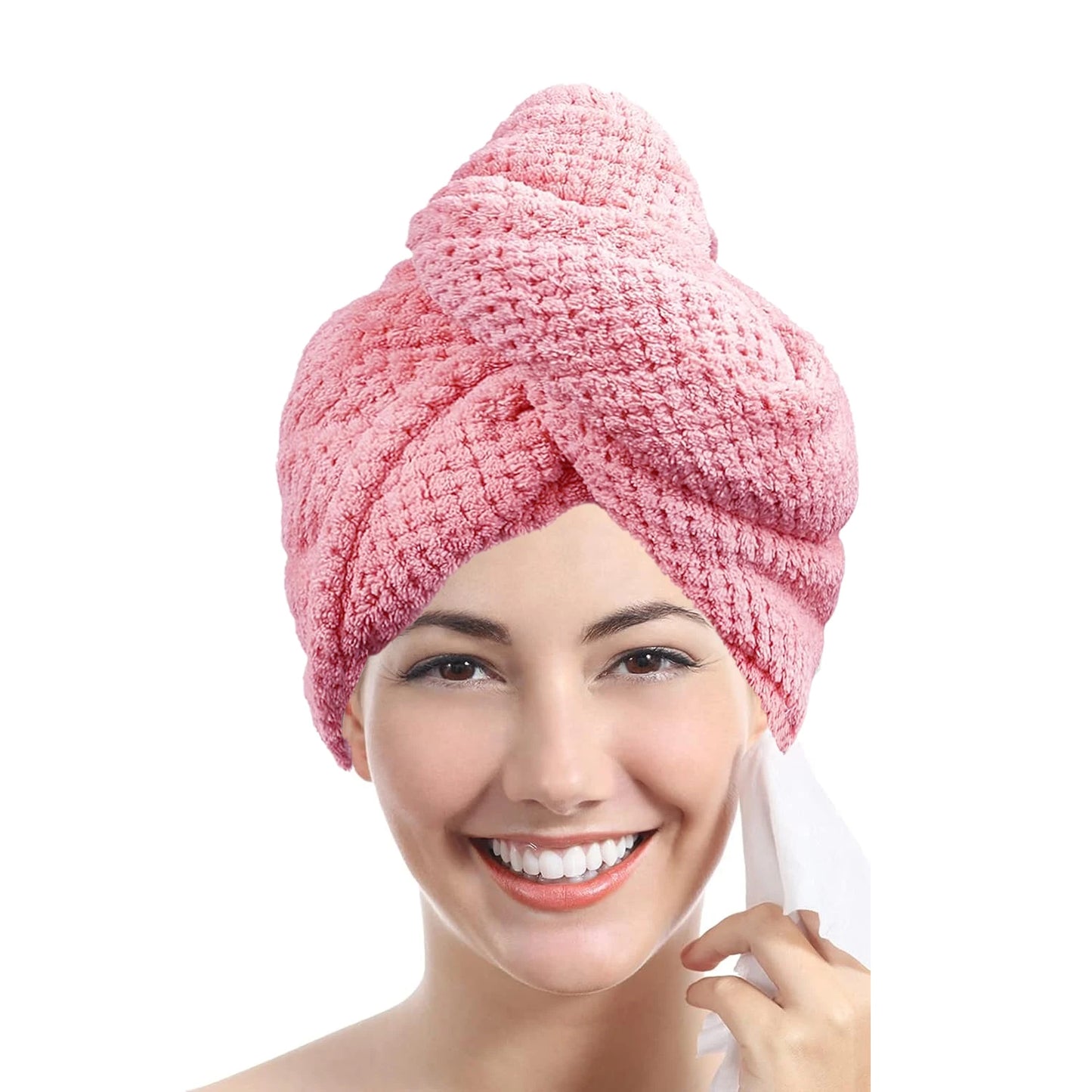 Microfiber Hair Towel Set - Super Absorbent Hair Wrap