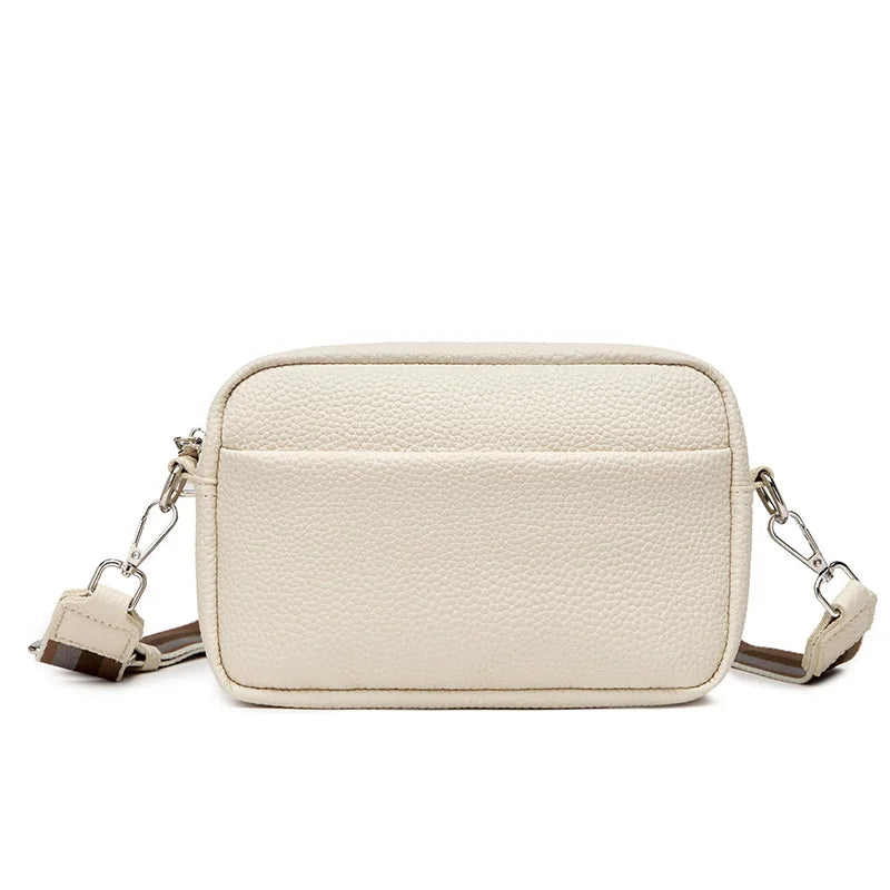 Solid Color PU Crossbody Bag For Women's Small Bag