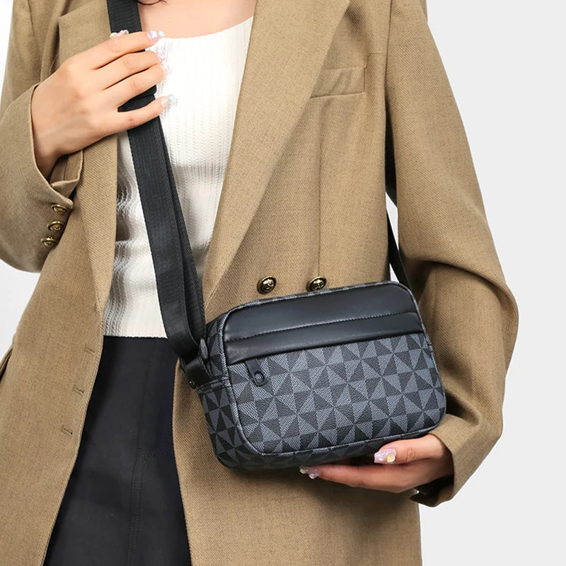 Colorblock Shoulder Bag - Trendy Patchwork Crossbody Purse (Mini Phone Bag for Women)