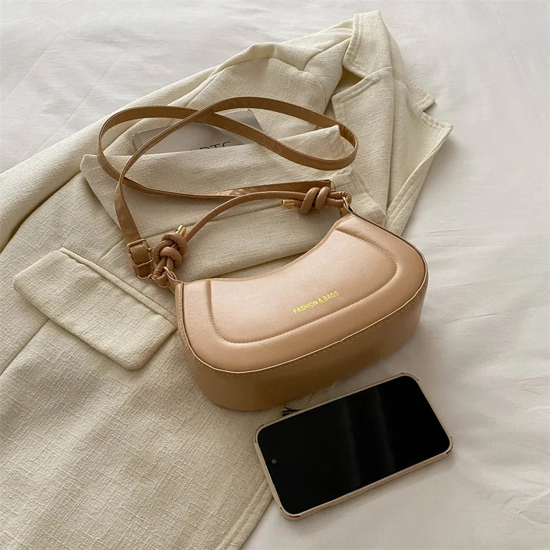 Trendy Soft Pu Leather Shoulder Bag, Women Stylish Tote Purse Phone Bag, Elegant Design Crossbody Bags Perfect for Everyday Use