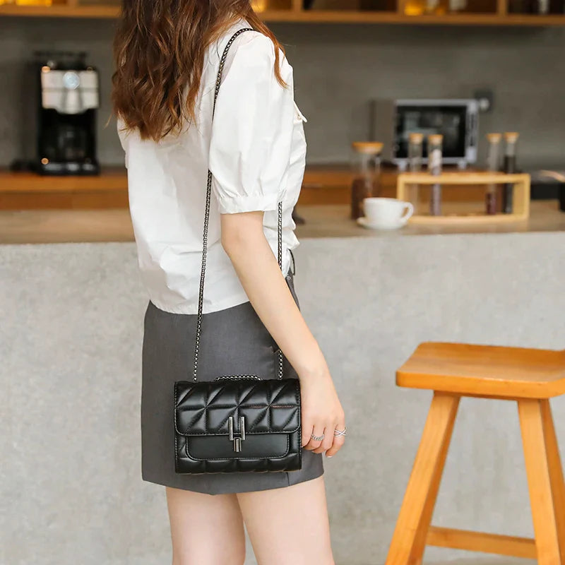 women's crossbody Lingge bags