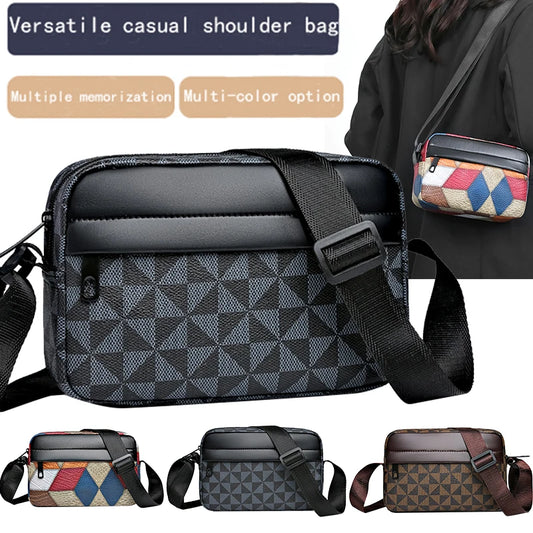 Colorblock Shoulder Bag - Trendy Patchwork Crossbody Purse (Mini Phone Bag for Women)