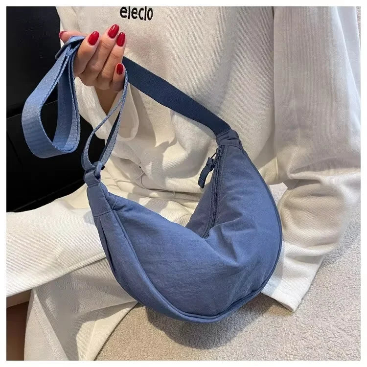 Casual Nylon Hobos Crossbody Bag for Women Designer Shoulder Bags Large Capacity Tote Lady Travel Shopper Bag Female Purses 2025