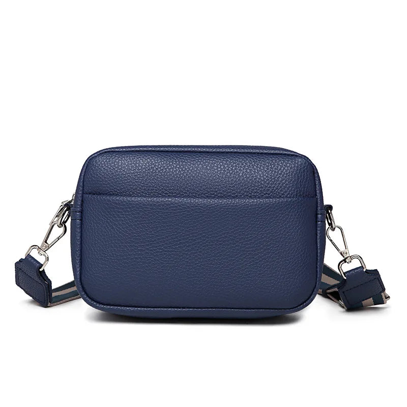 Solid Color PU Crossbody Bag For Women's Small Bag
