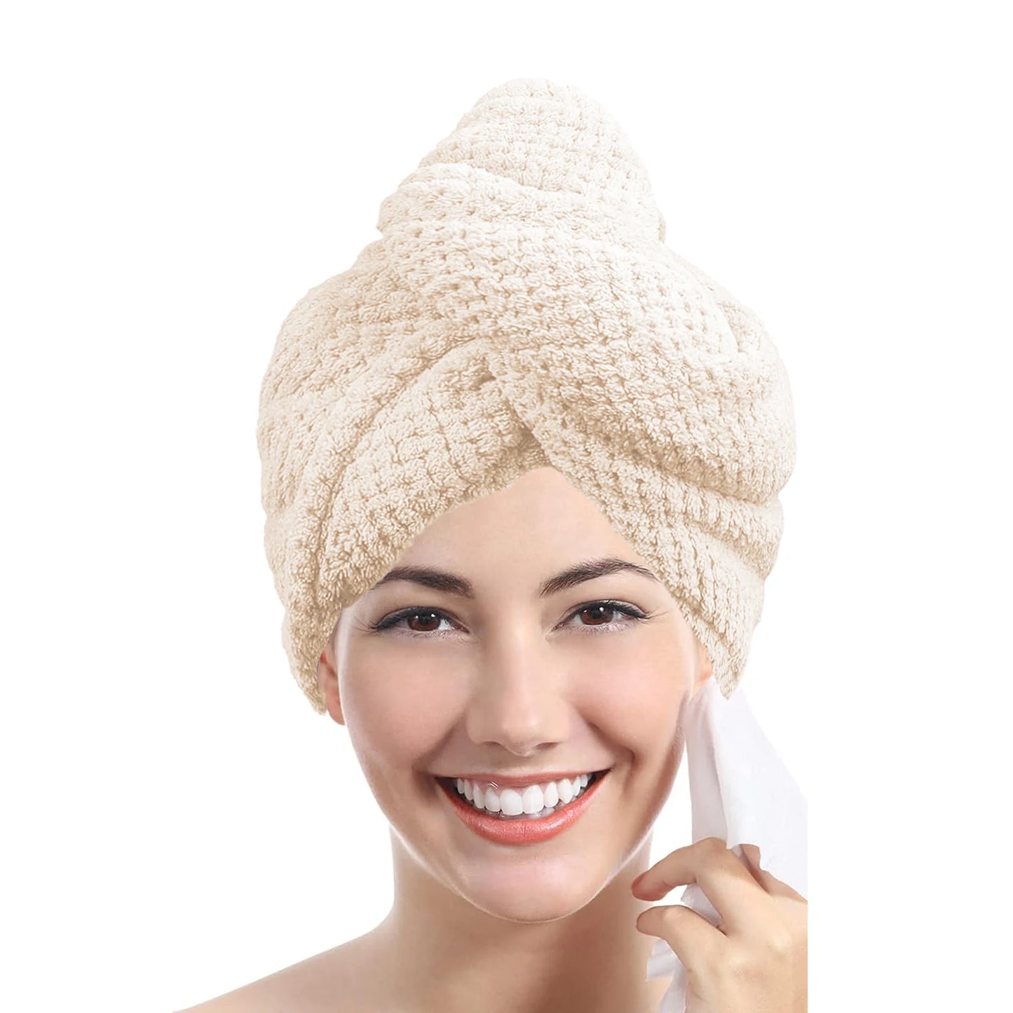 Microfiber Hair Towel Set - Super Absorbent Hair Wrap